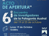 CRONOGRAMA 6° Encuentro de Investigadores de la Patagonia Austral