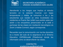 Aviso importante sobre encuentros presenciales