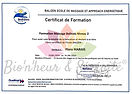 certificat massage urut