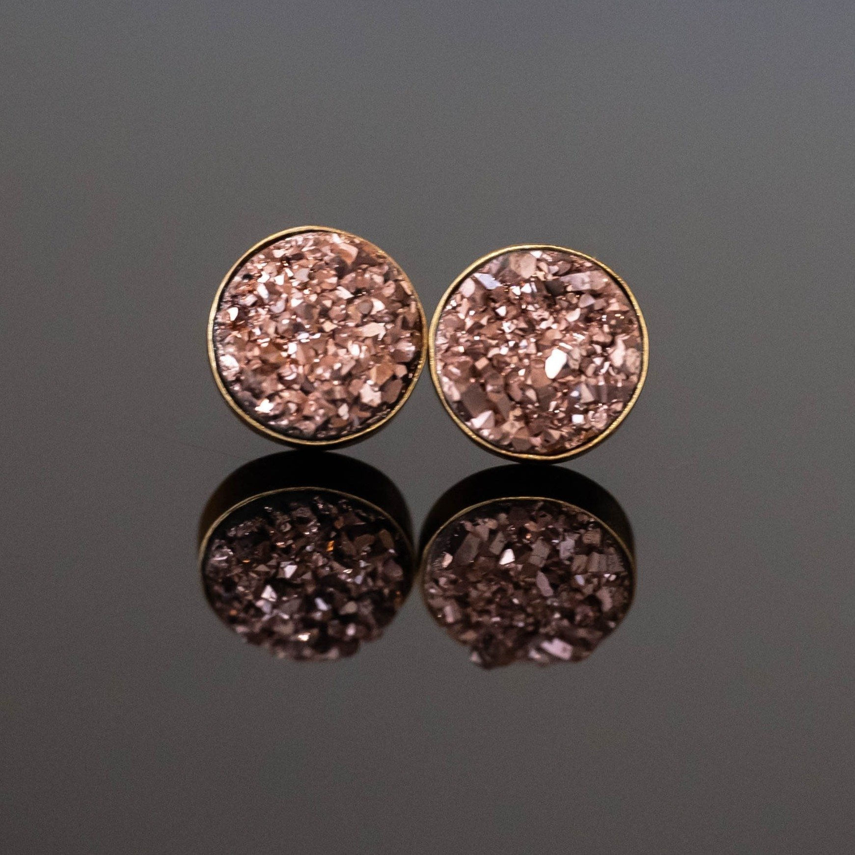 Salome Druzy Round Studs