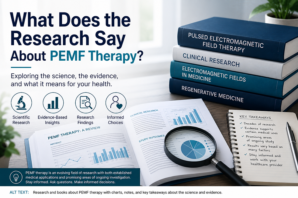 What Does the Research Say About PEMF Therapy?