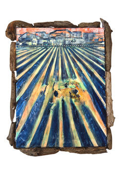 I Bled this Poem for You and Named it Stripes of Victory, White & Blue (8)