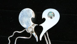 Interlocking Flames Heart