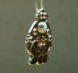 Dove & Lotus Pendant