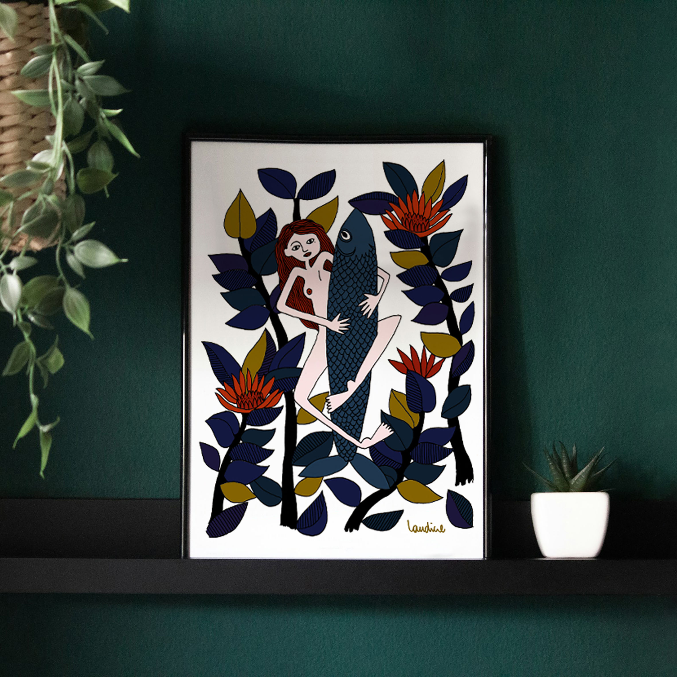 Artwork A3 - Riding a Fish