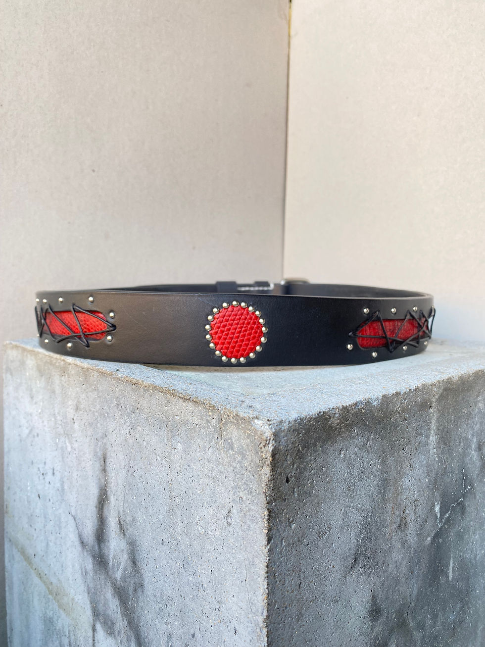 Thumbnail: Shogun red Lizard belt