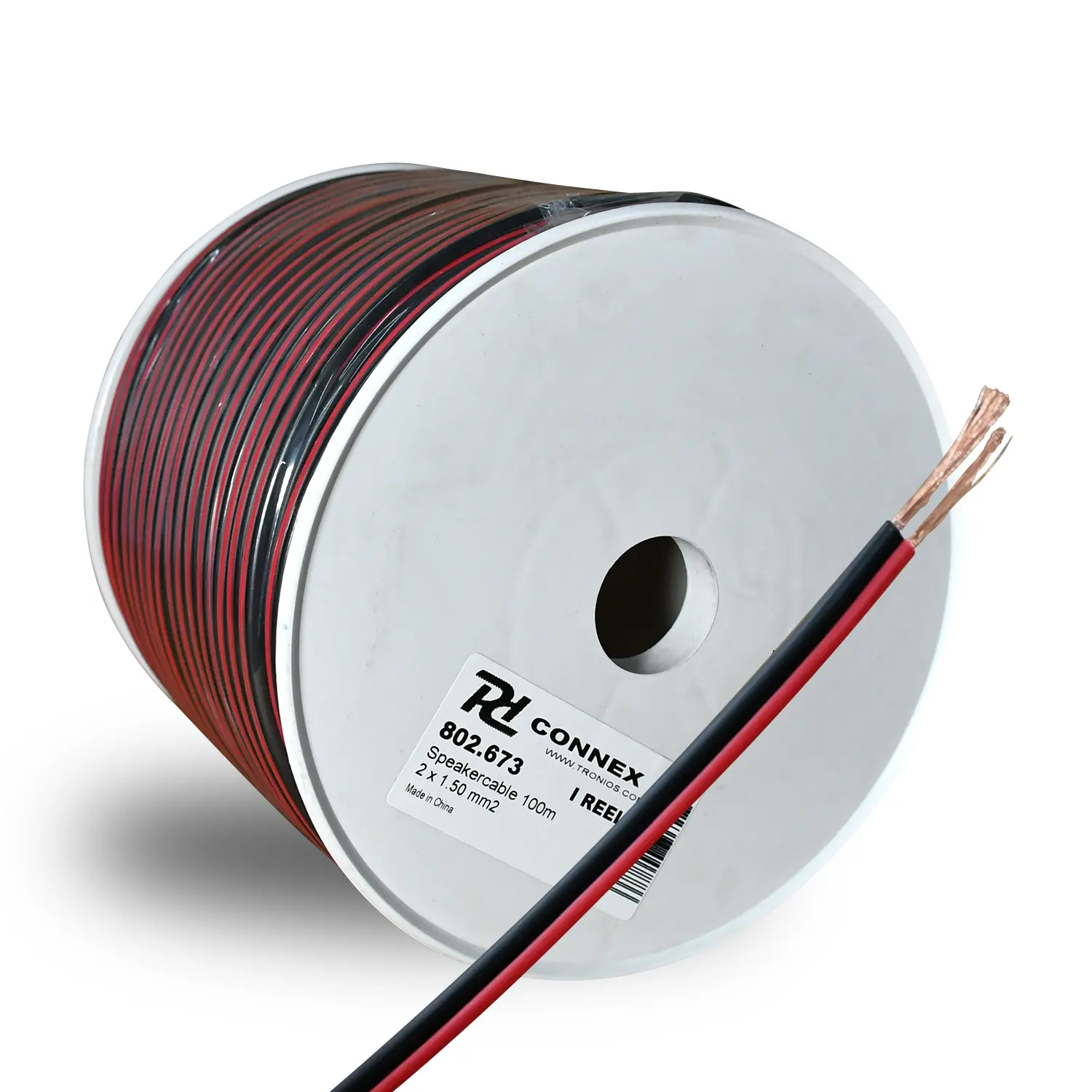 Sound Wave RX22 Cable 2x1.5 100m — Cavo diffusori rosso/nero 100m