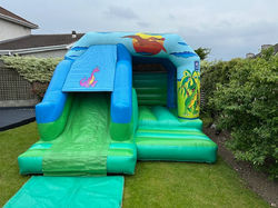 Dinosaur Slide Combo Bouncy Castle