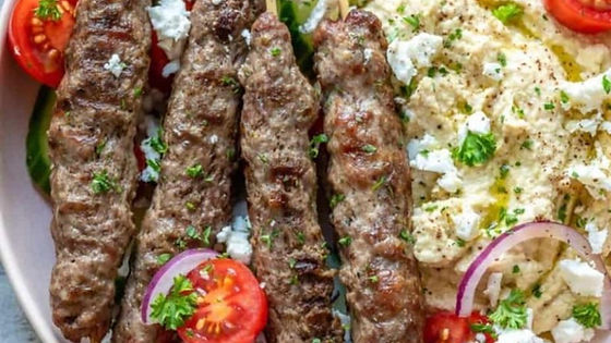 Kofta Kebab Platter
