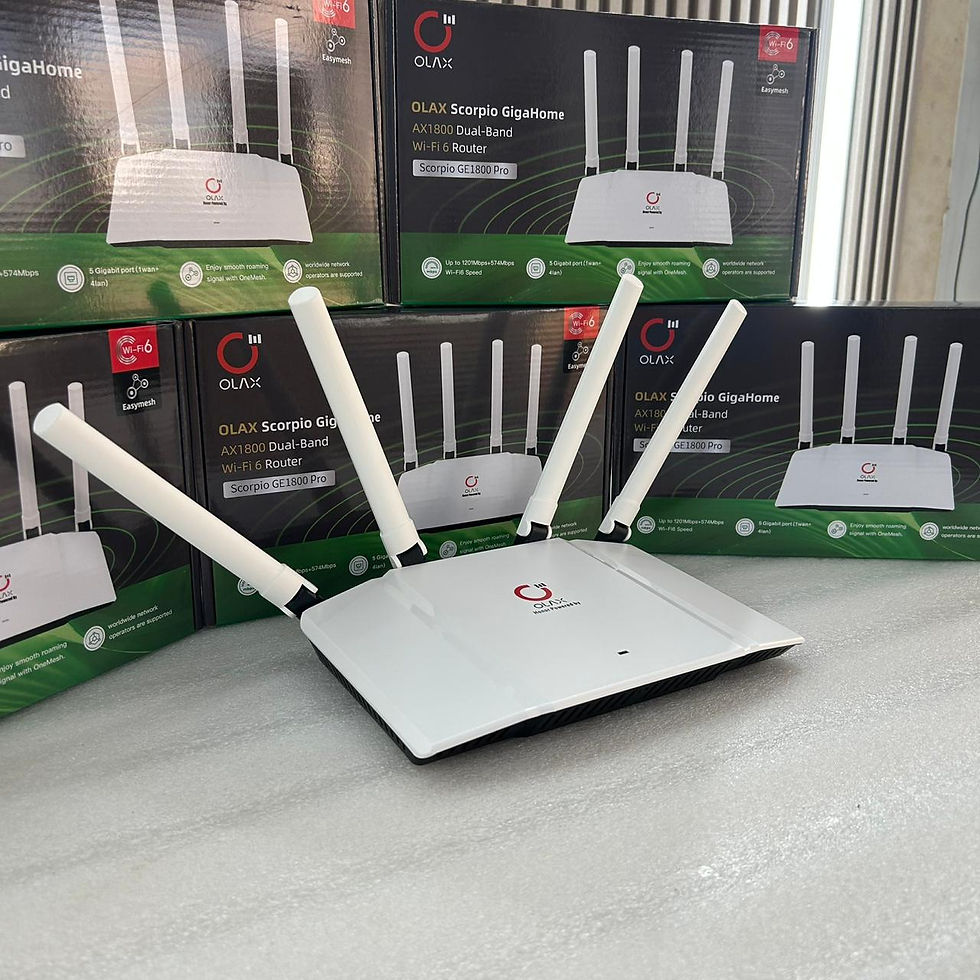 Thumbnail: OLAX Scorpio GigaHome AX1800 Dual Band WiFi6 Router (Scorpio GE1800Pro)