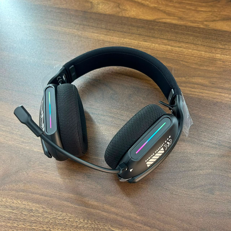 Thumbnail: ONIKUMA GAMING GT808 THREE-MODE RGB Headphone with Microphone 