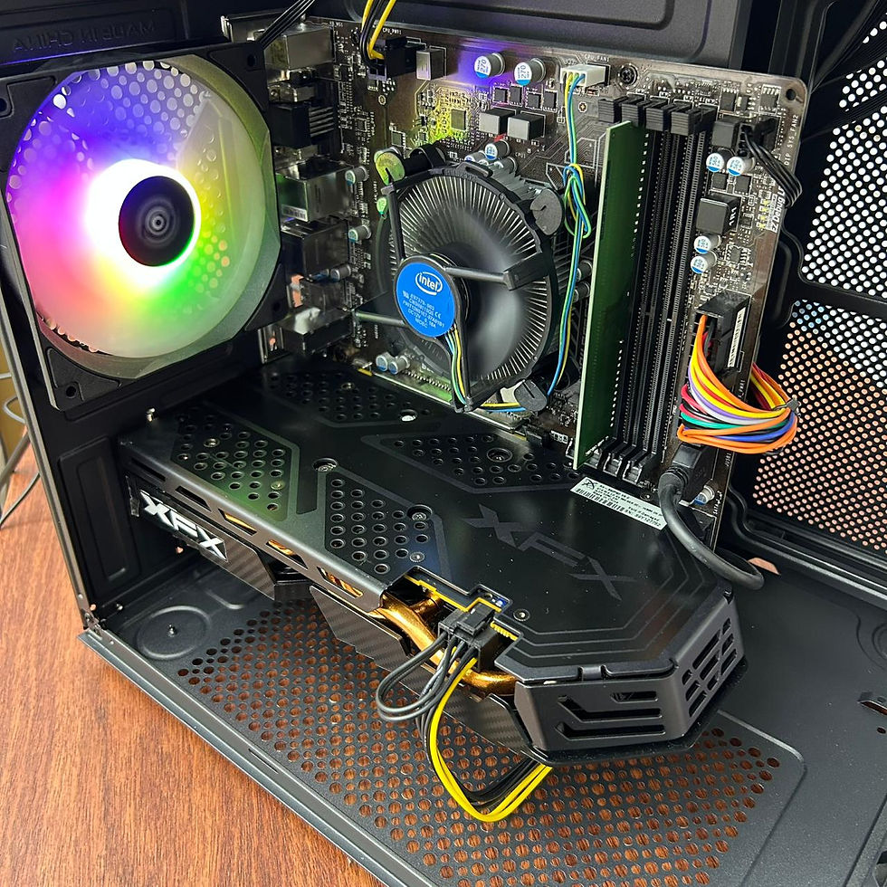 Thumbnail: Budget Custom Gaming Computer: Intel Core i5-7500 @3.4GHz with XFX RX 580 8GB