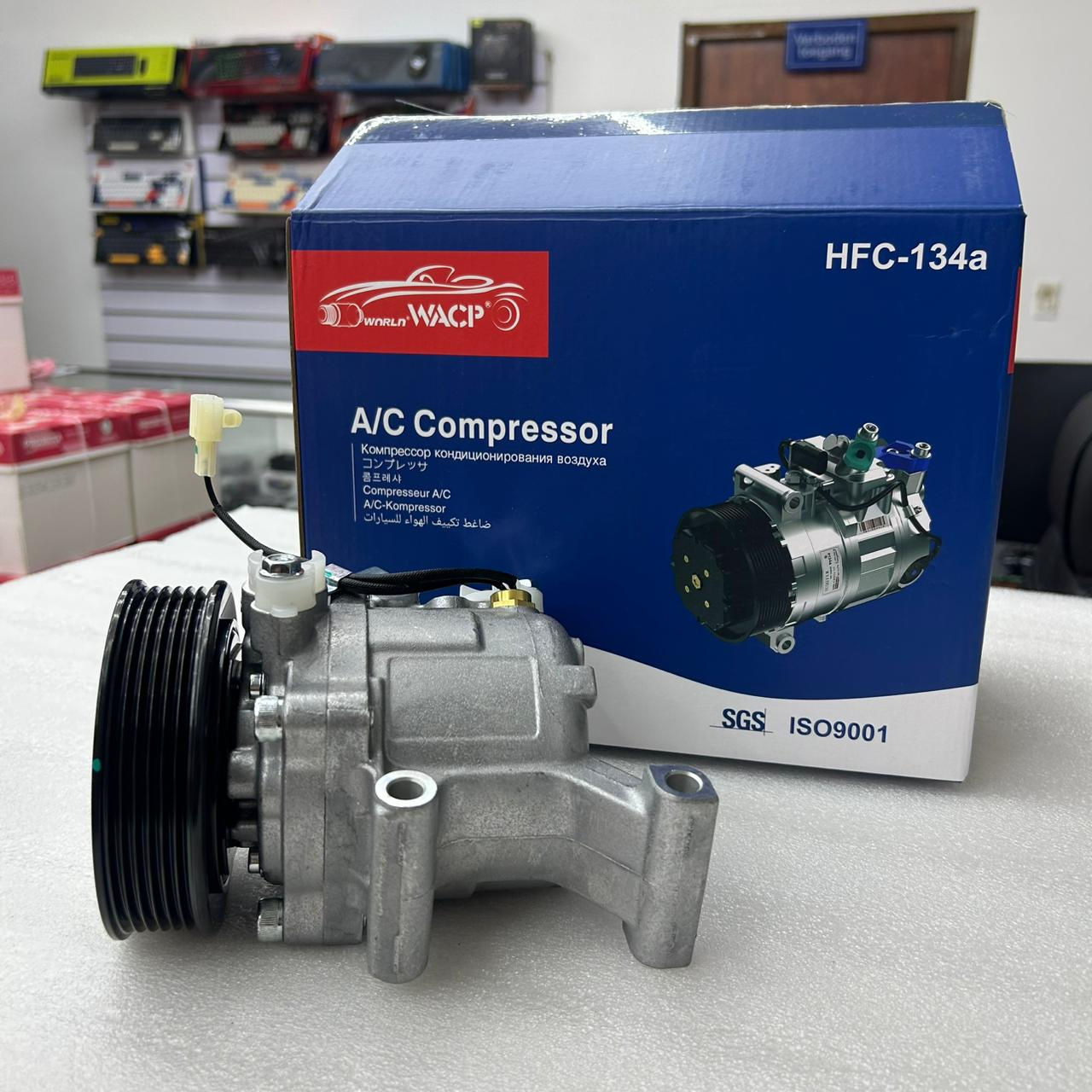 AC Compressor: WXDH002 - For Toyota Passo (1KR-FE Clutch ) 2004-2010