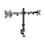 Thumbnail: Kaloc DW220-J Dual Monitor Arm Desk Mount Fully Adjustable Stand 17" to 27"