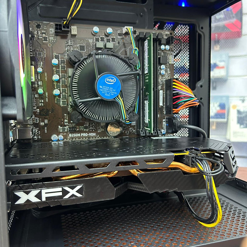Thumbnail: Budget Custom Gaming Computer: Intel Core i5-7500 @3.4GHz with XFX RX 580 8GB