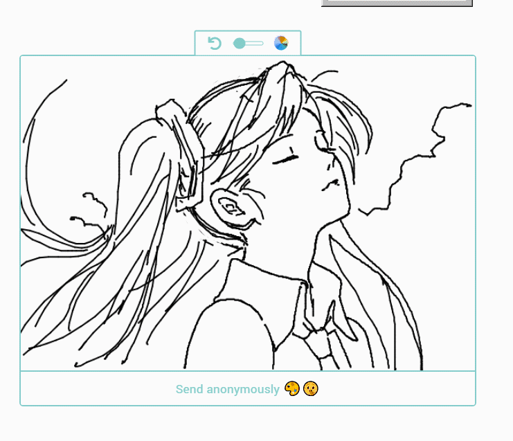 An animated GIF showing the step-by-step digital painting process of an illustration of the Vocaloid Hatsune Miku in Strawpage.