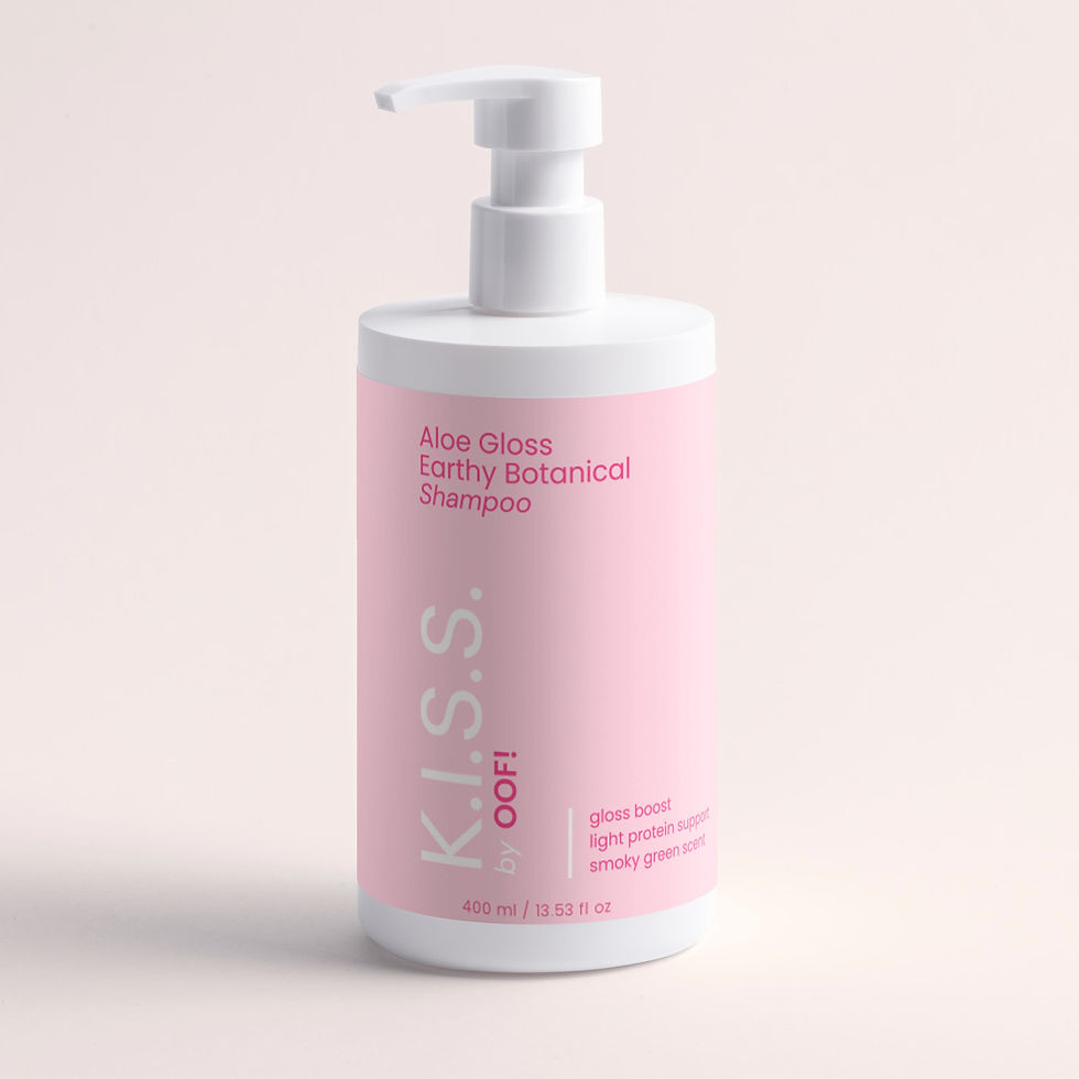 Thumbnail: Earthy Botanical Aloe Gloss Shampoo bottle in light pink