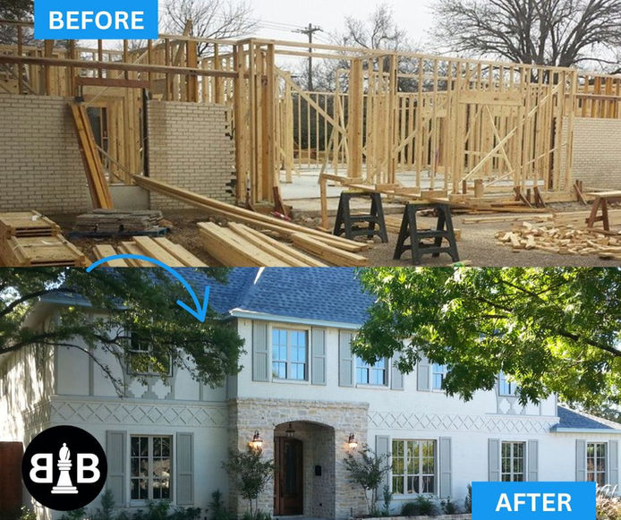 Image of Alta Vista project before after of a home build