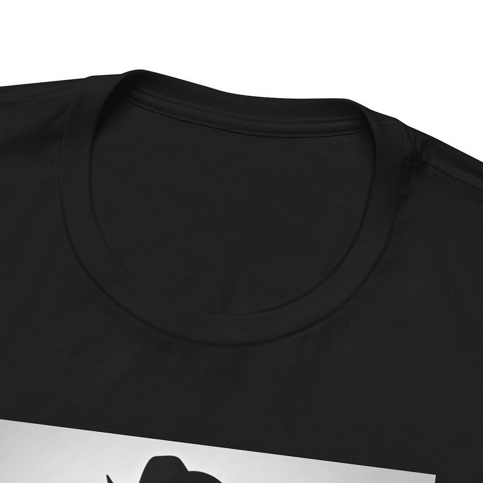 Thumbnail: Black Unisex Jersey Short Sleeve Tee