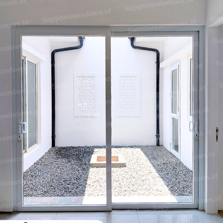 Pemasangan uPVC Conch warna putih di BSD  – Sapphire Windows Indonesia
Instalasi uPVC putih: Pintu Geser – BSD

Proyek uPVC Conch & Koemmerling – pintu putih di The Green Venetian - BSD
Pintu Geser uPVC Conch di The Green Venetian – BSD - Sapphire Windows Indonesia

Pemasangan uPVC putih Conch: Sliding Doors di BSD - Sapphire Windows Indonesia