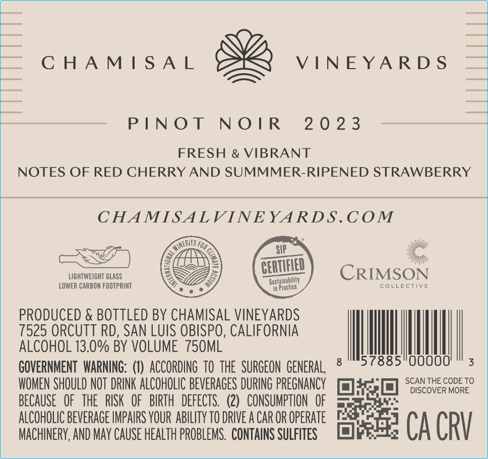 サムネイル： シャミサル ピノ・ノワール 2023