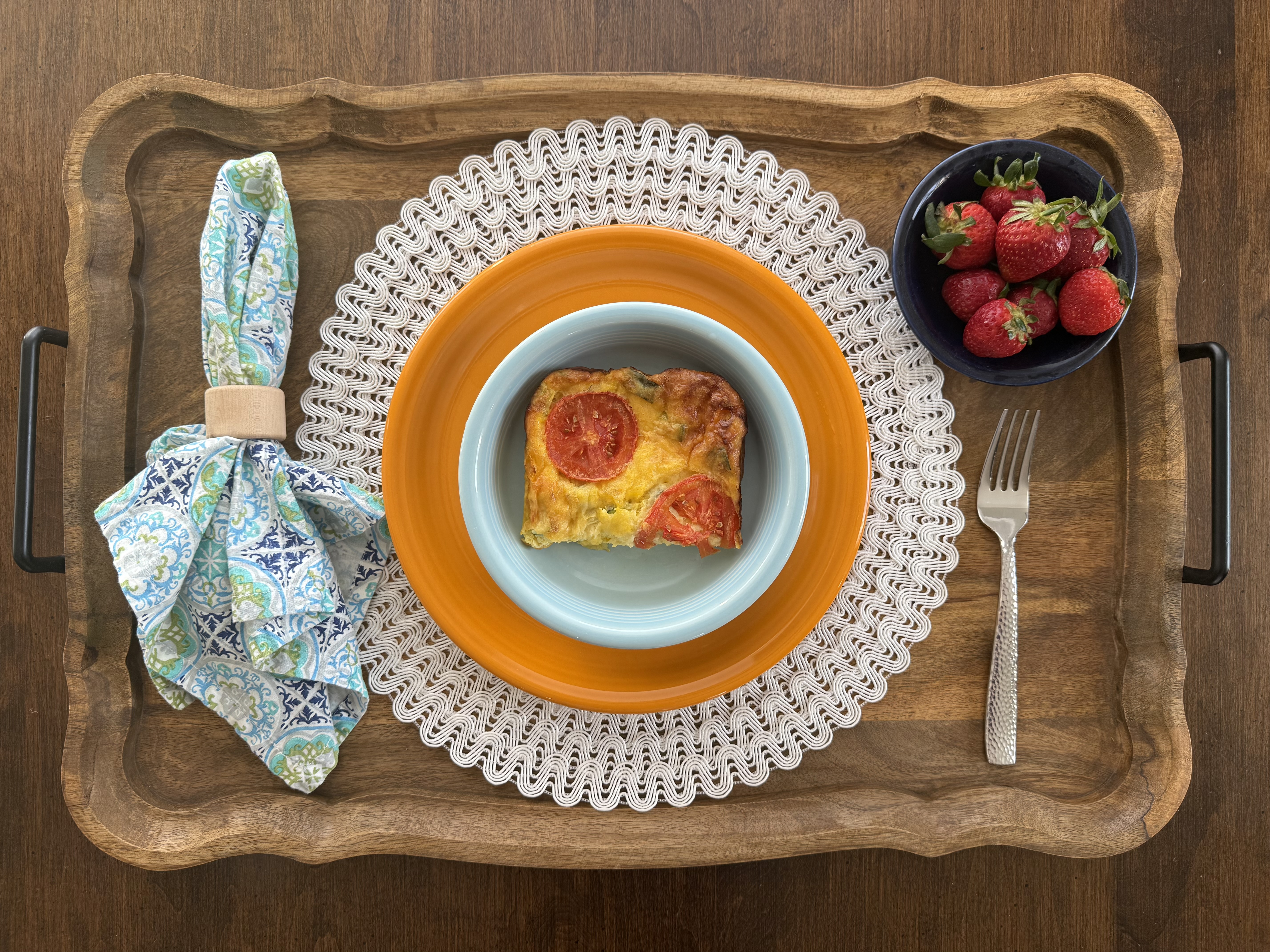 Arranged Food and Objects