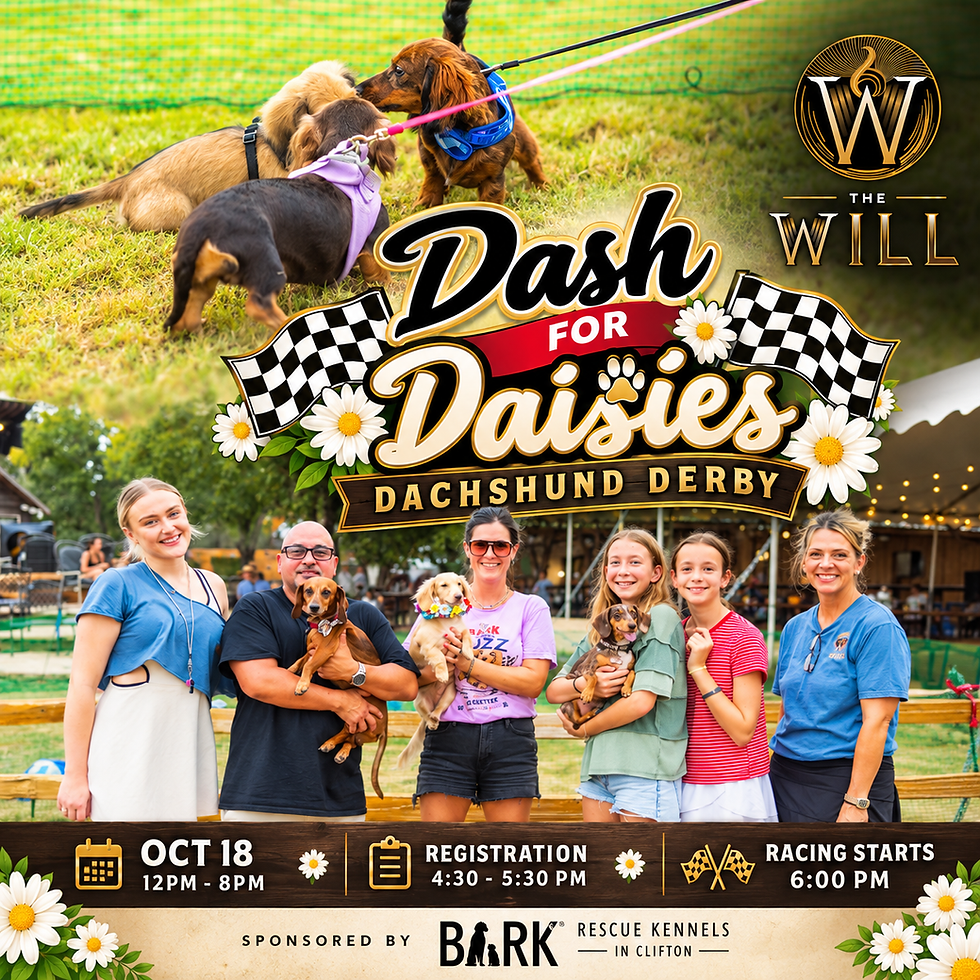 DASH FOR DAISIES DACHSHUND DERBY | SUNDAY, OCTOBER 18TH