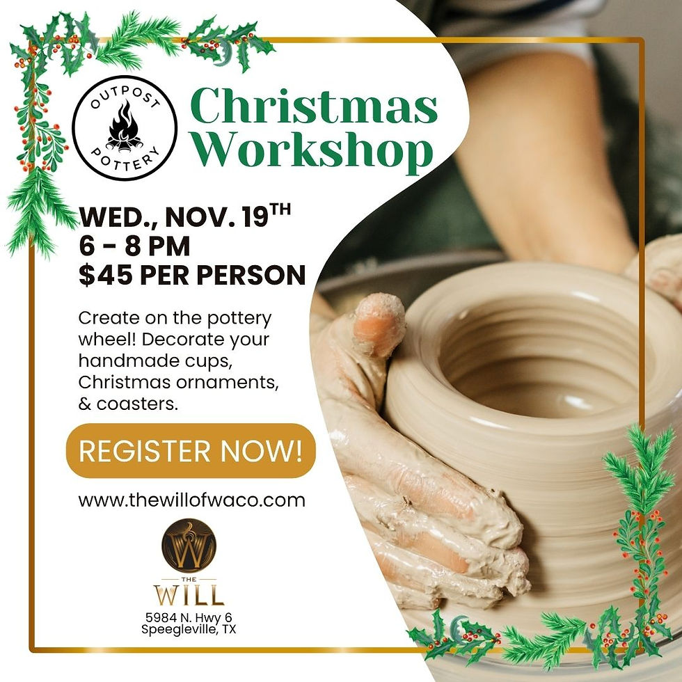 Outpost Pottery Christmas Workshop