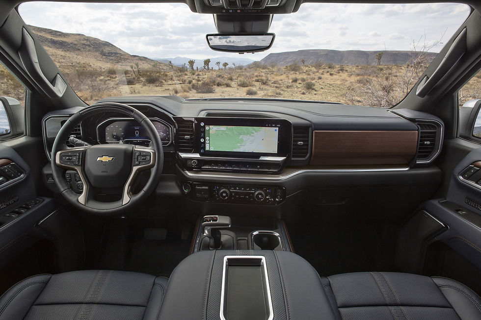 2024 Chevrolet Silverado 1500 interior