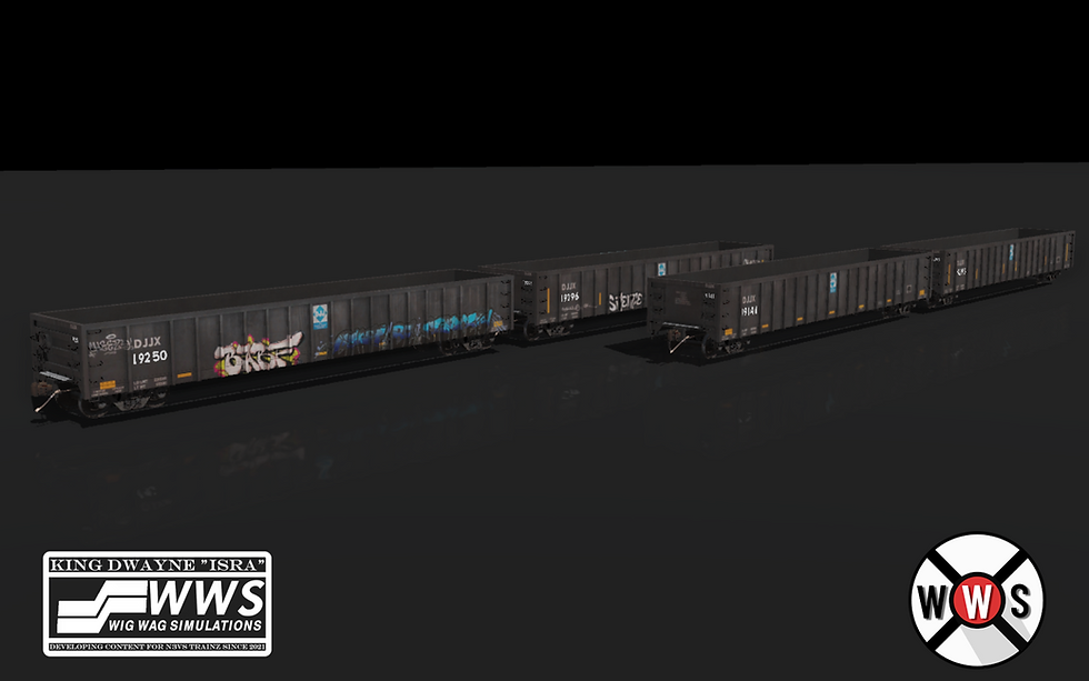 DJJX modern 52ft gondola