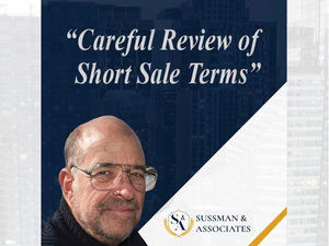 Careful Review of Short Sale Terms