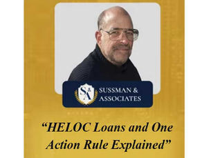 Understanding One Action Rule and HELOC Loans