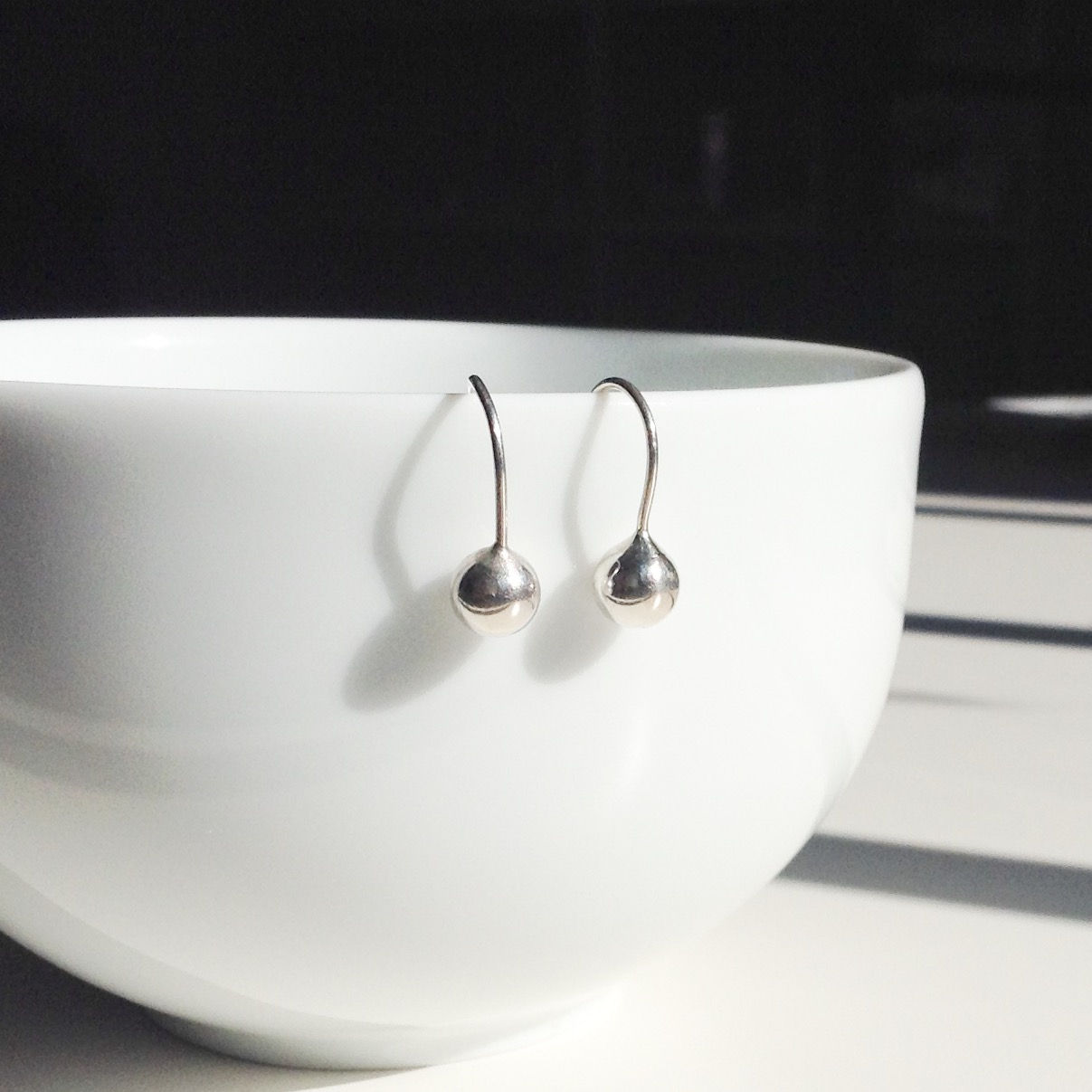 Minimal Silver Earrings