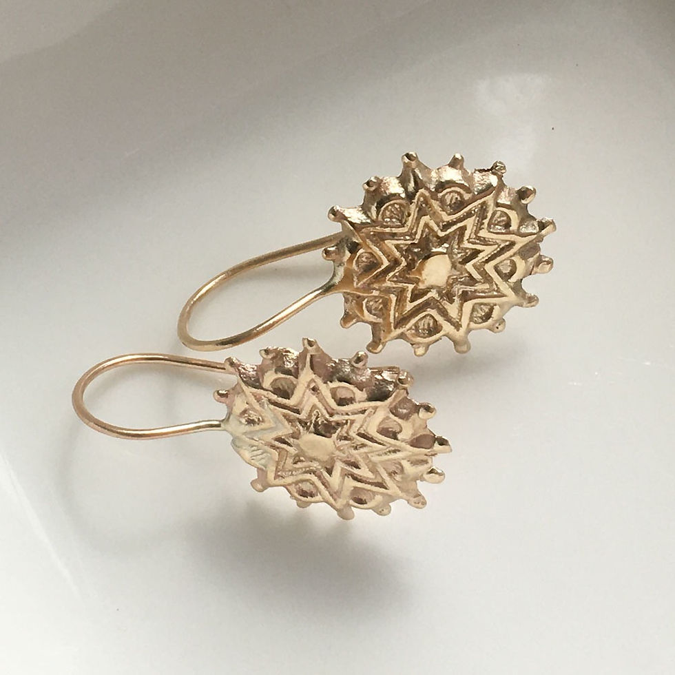 Thumbnail: Starry Night Earrings 9ct Solid Gold