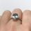 Thumbnail: Aquamarine Romana Gold Ring Size N
