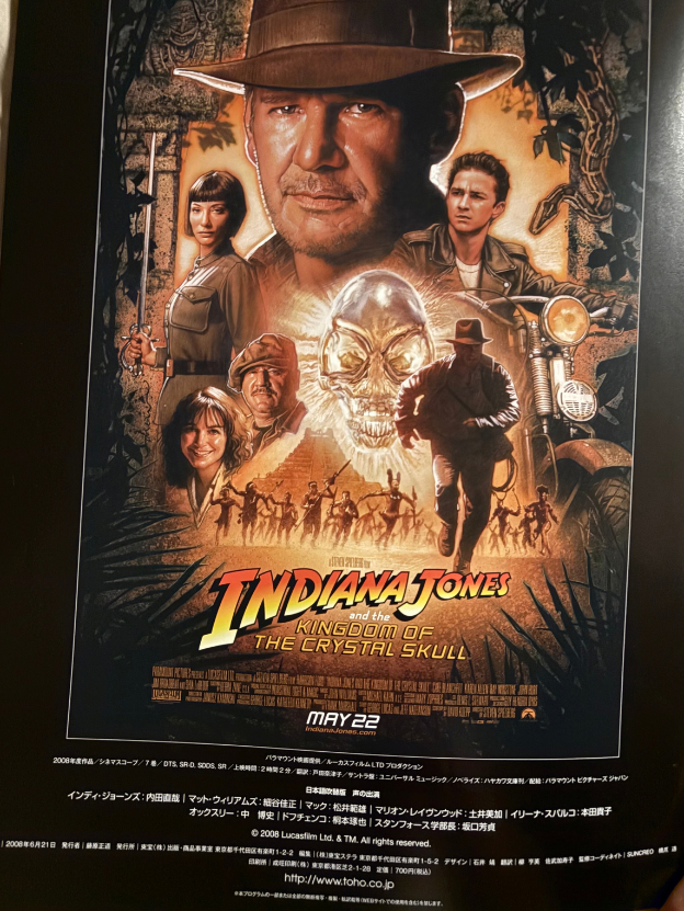 元祖 アドベンチャームービーの『インディ・ジョーンズ・シリーズ』の簡単なご紹介をDVDの画像と劇場パンフレットで綴ります。