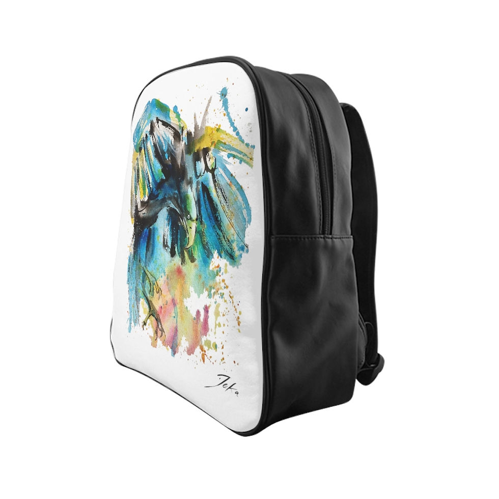 Thumbnail: JEKA (Eagle Collection) 100% PU leather Backpack