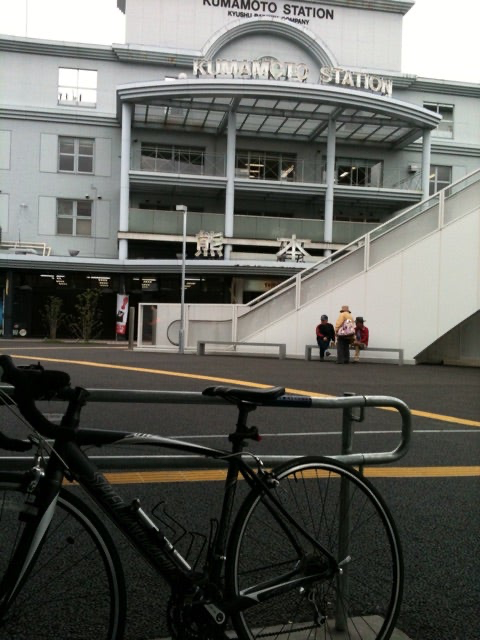 九州を自転車で回る旅の熊本編 熊本駅