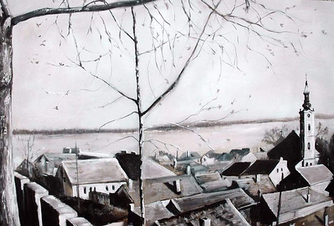 Zemun, Belgrade, Serbia, Painting, Portrait, Icon Portrait, Jelena Bibic, Jelena Bibic Art, Jeka, Jelena Bibic Artist