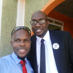 Selfie with Jervis Johnson