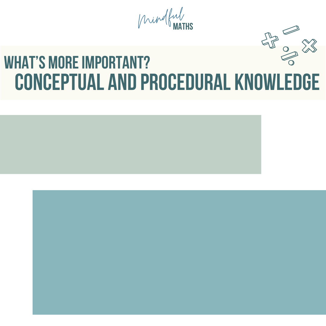 What's More Important? Conceptual and Procedural Knowledge