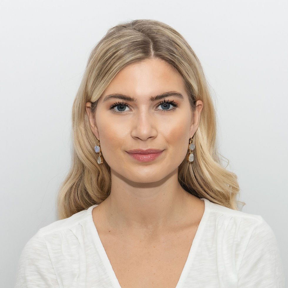 Thumbnail: HARLEQUIN ROUGH MOONSTONE DOUBLE DROP EARRINGS
