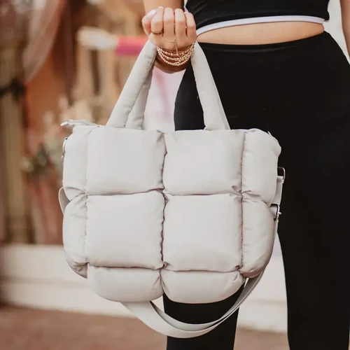 Sand Mini Tote Purse | Sparkleandspruce
