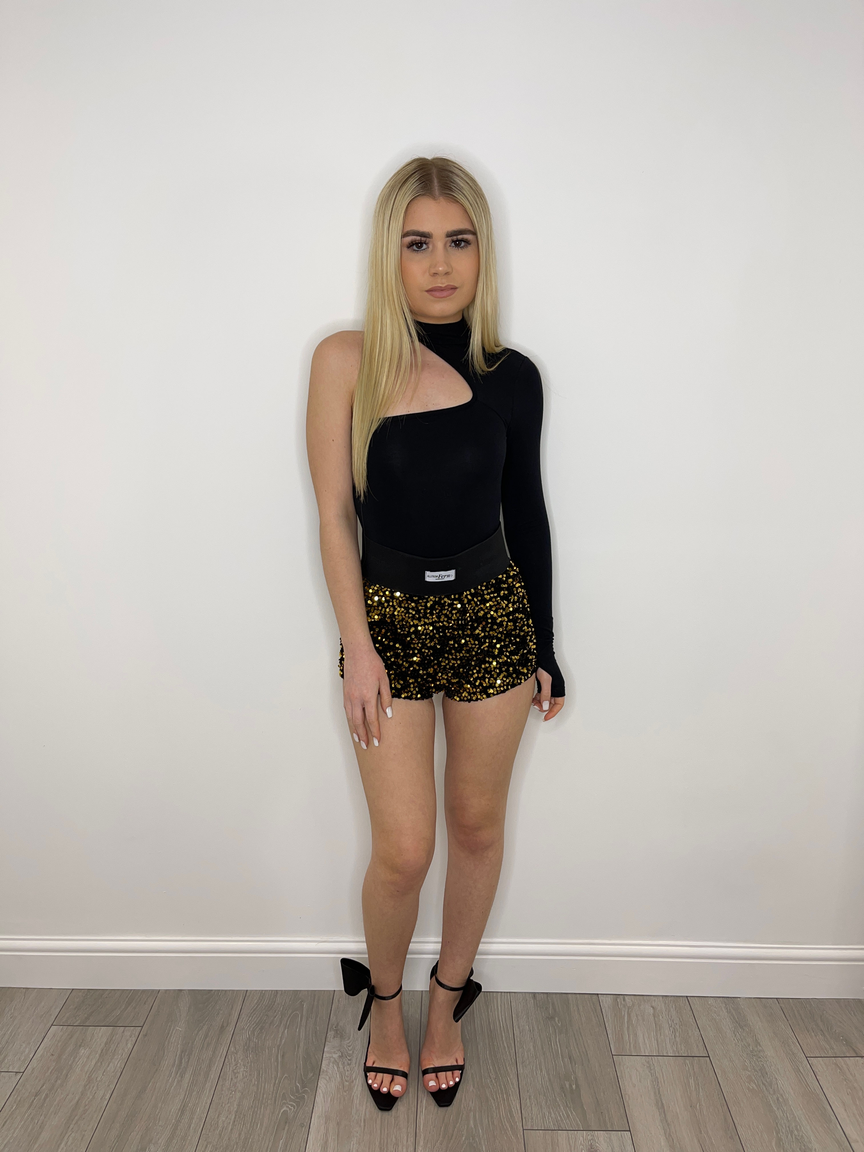 HOLLIE Black Cut Out Bodysuit 