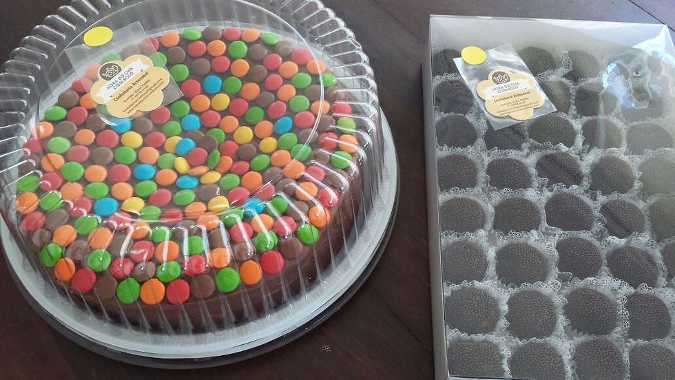 Bolo de Confeitos e Brigadeiros