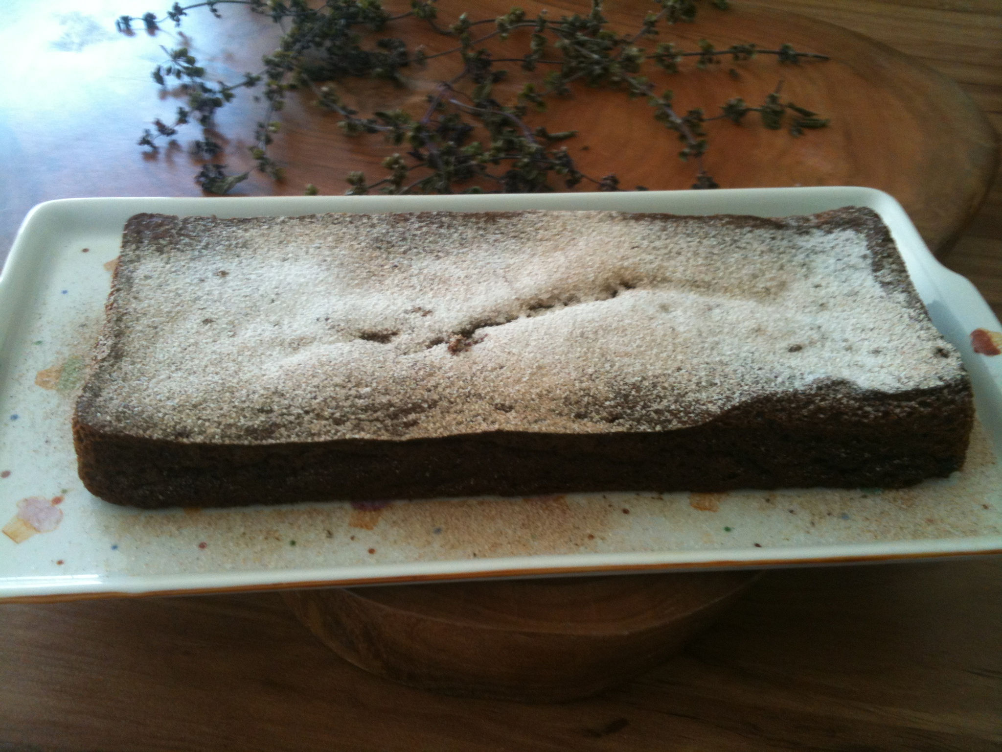 Bolo de Banana sem ovos, sem glúten e sem lactose