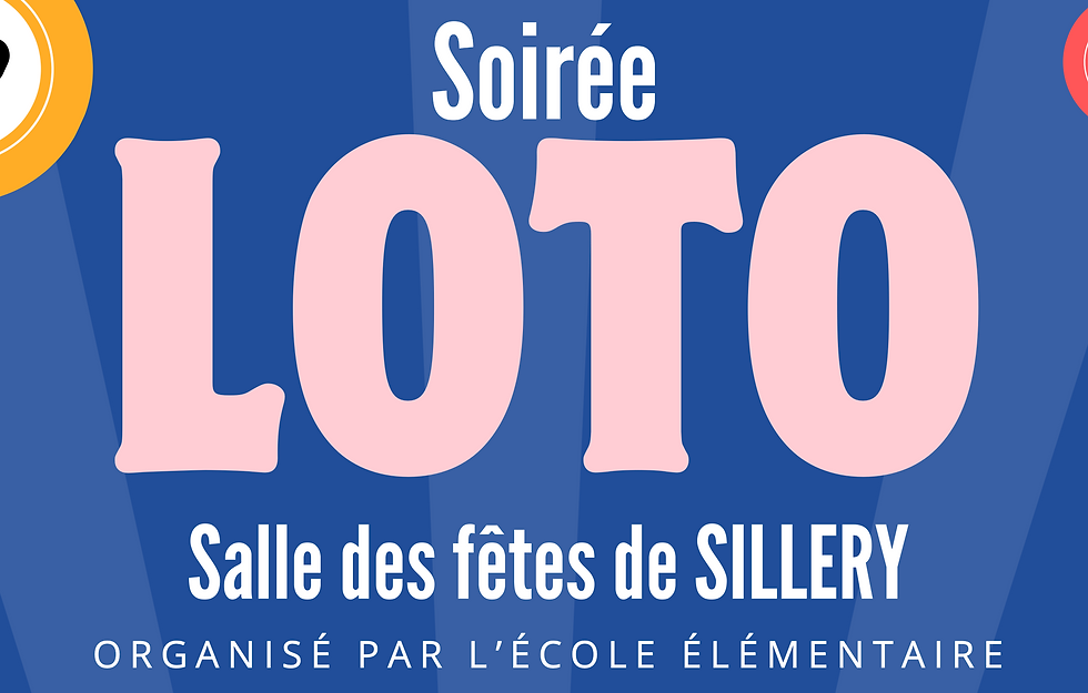 Loto de l'école élémentaire de Sillery