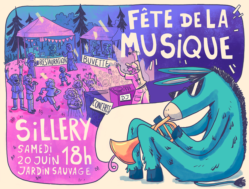 Fête de la musique - Samedi 20 juin à partir de 18h au Jardin sauvage