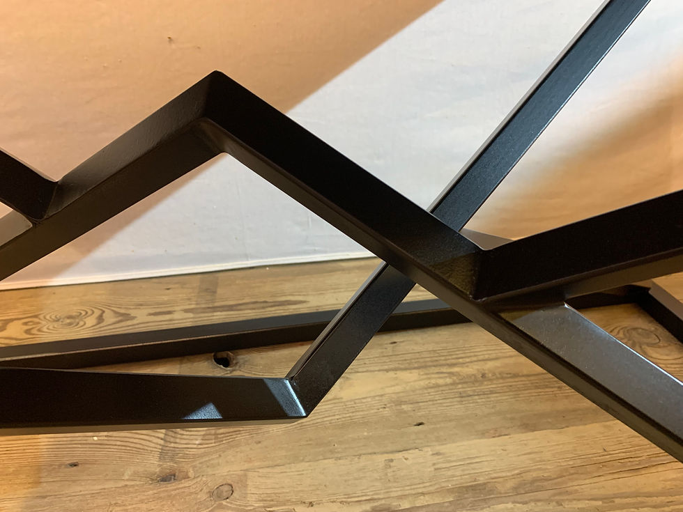 Thumbnail: Twisted geo coffee table