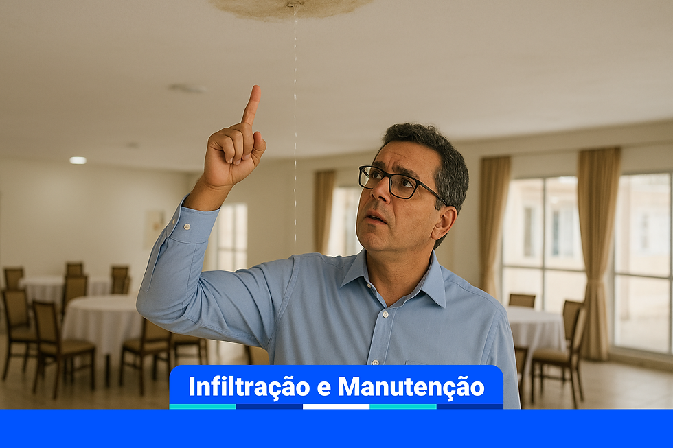 Infiltrações no condomínio: como a manutenção preventiva salva seu caixa e seu patrimônio